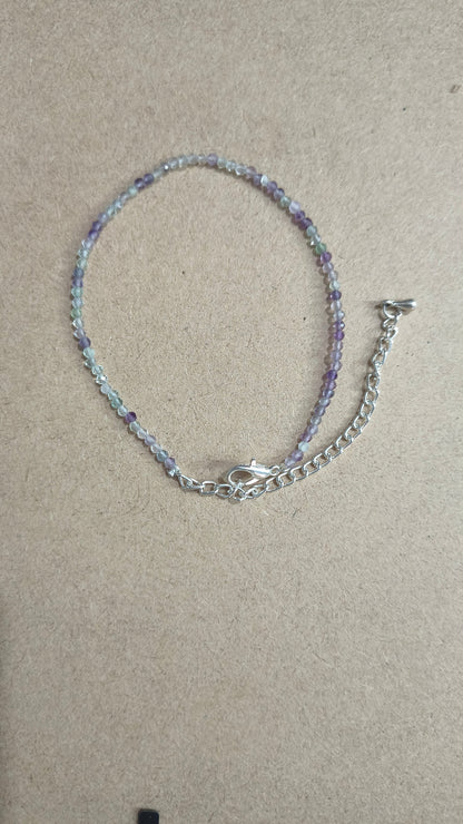 anklet 2mm faceted
