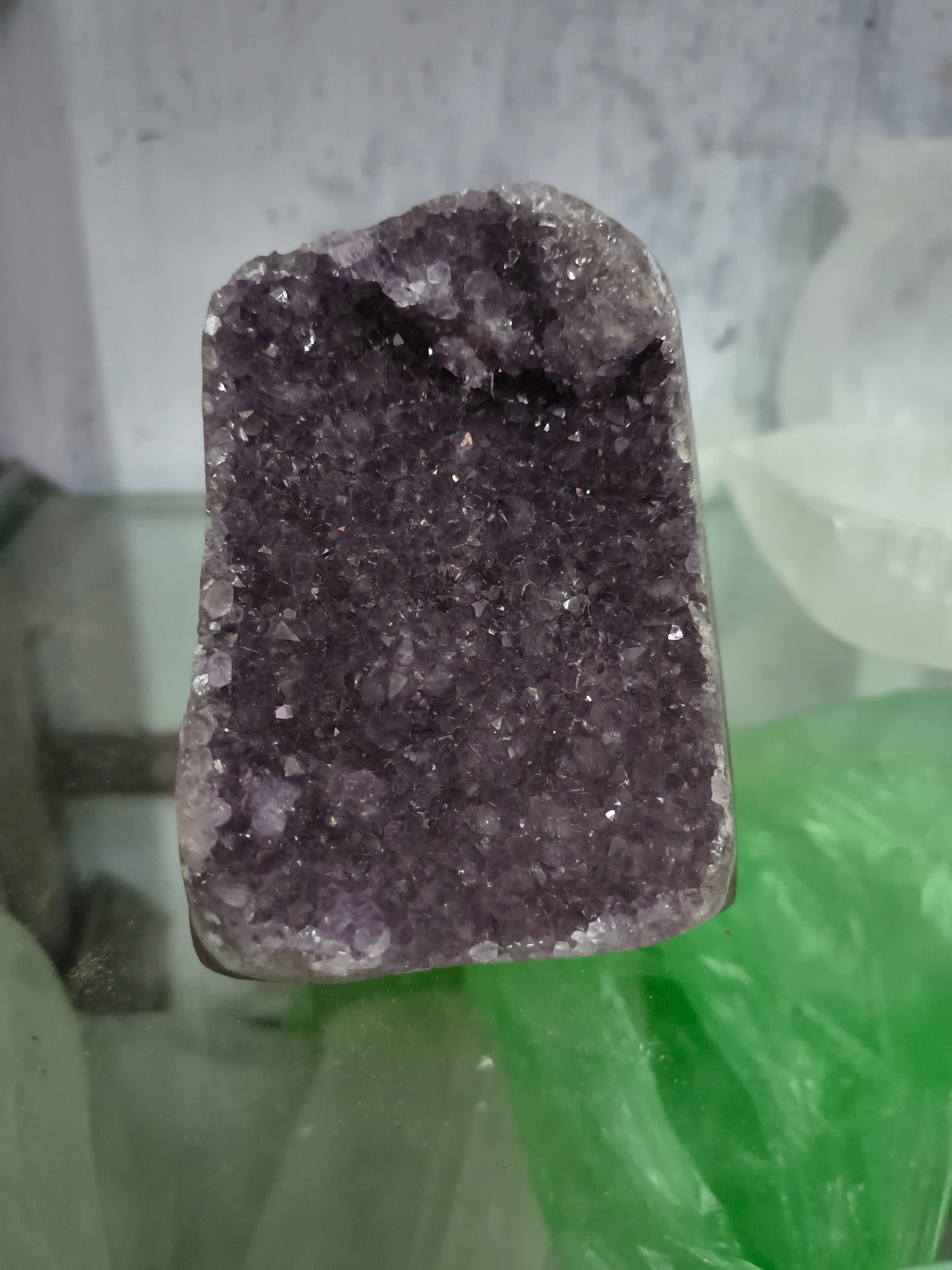 Amethyst geode-9 - 509 gm-Maitri Export | Crystals Store
