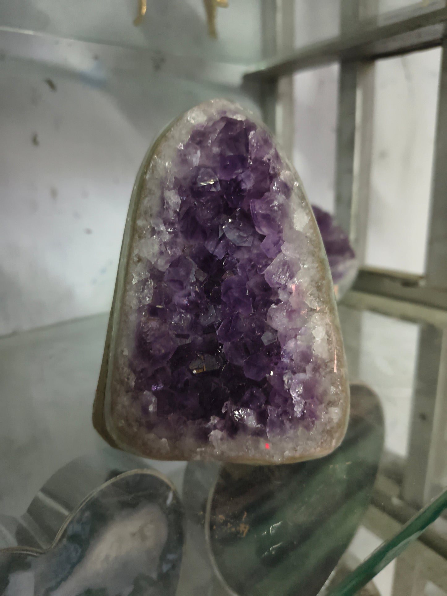 Amethyst geode-7 - 824gm-Maitri Export | Crystals Store