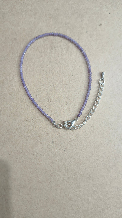 anklet 2mm faceted