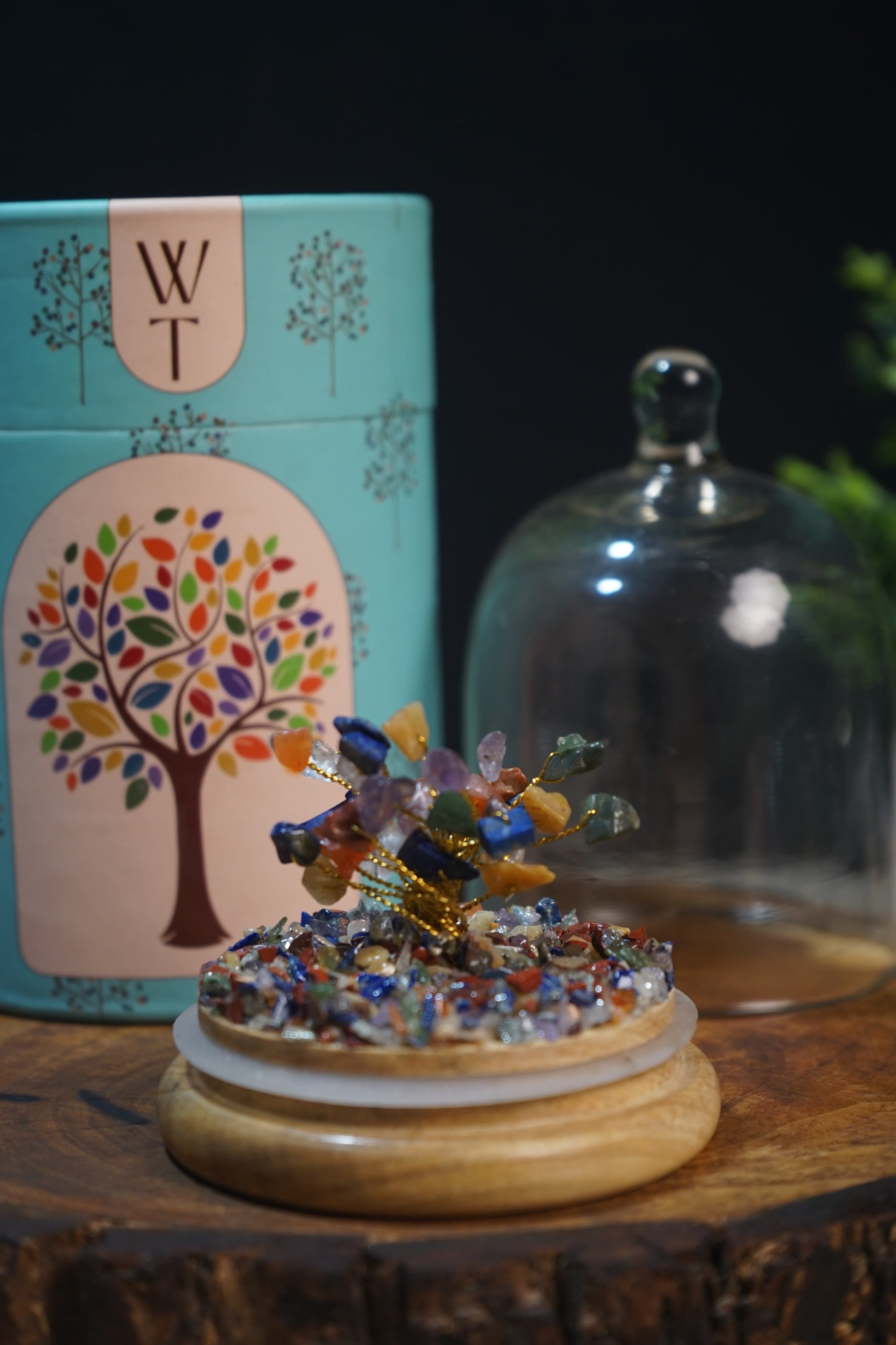 Wish tree / dome healing crystal tree-7 chakra-Maitri Export | Crystals Store