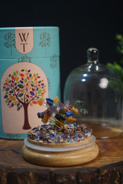 Wish tree / dome healing crystal tree-7 chakra-Maitri Export | Crystals Store