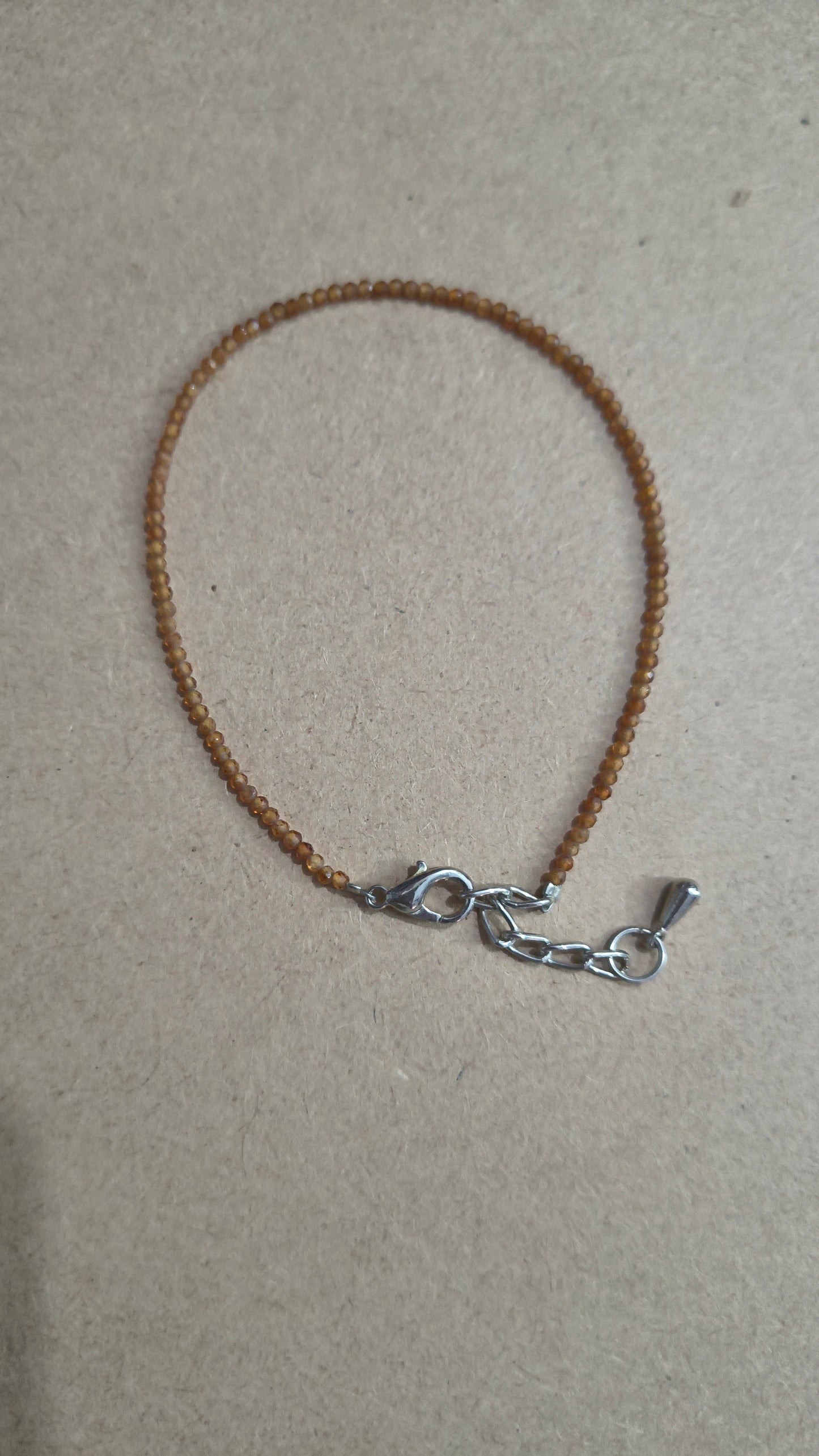 anklet 2mm faceted