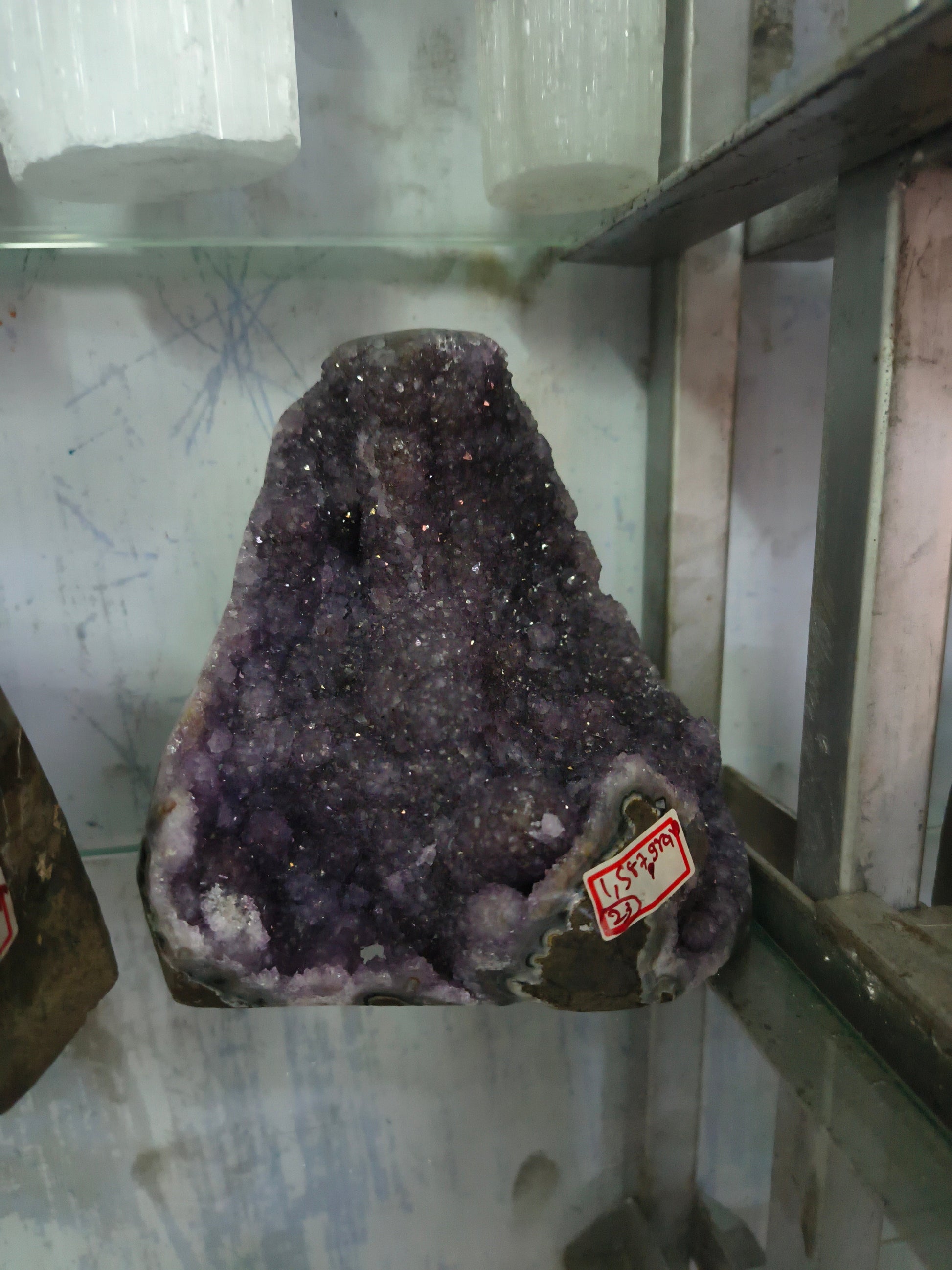Amethyst geode-23 - 1.58 kg-Maitri Export | Crystals Store